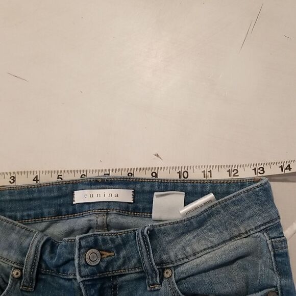 Distressed Eunina Low Rise Skinny Ankle Jeans size 7 - Picture 13 of 14